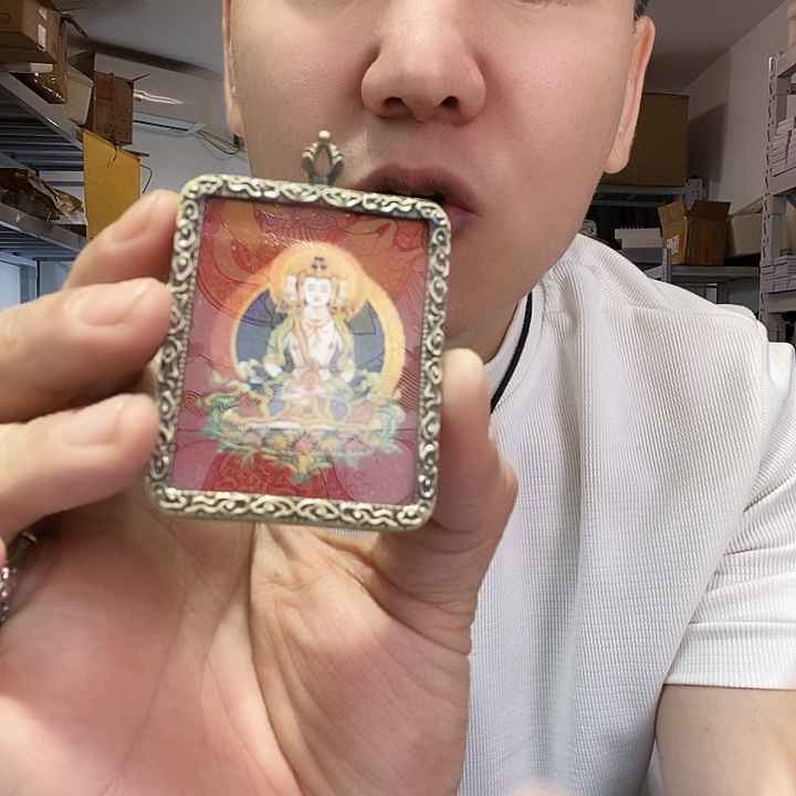 玛瑙/玉髓足铂镶嵌颈饰10