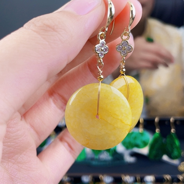 翡翠耳饰未镶嵌饰品