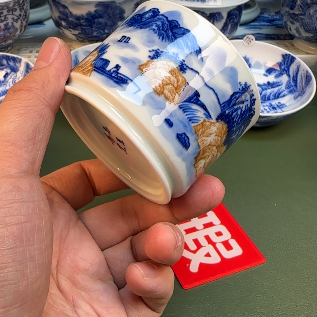 陶抖音闪购纯手工手绘155锡宝重155