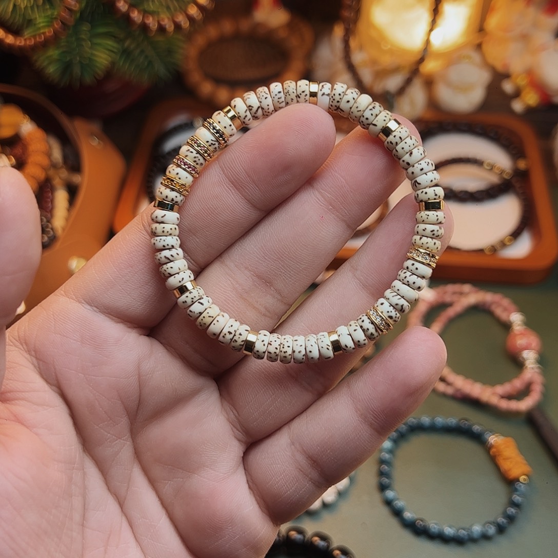 菩提根/象牙果手串星月