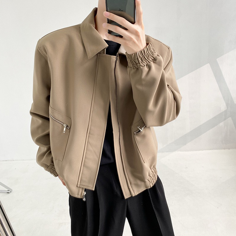 乐垚服饰=JK13男士夹克春秋外套设计时尚外套上衣