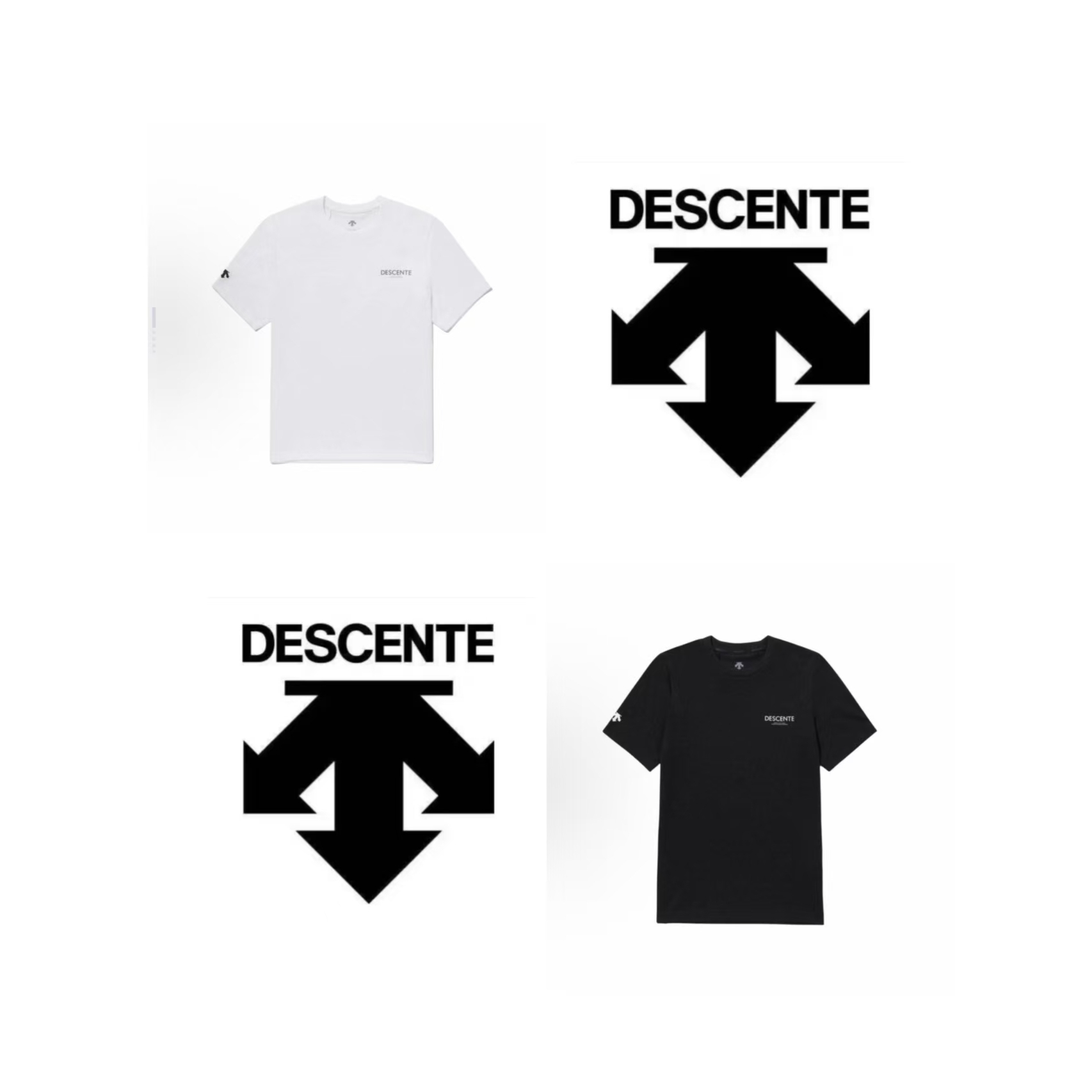 迪桑特【国内现货】运动休闲圆领短袖T恤男女夏季百搭韩版户外UTS14