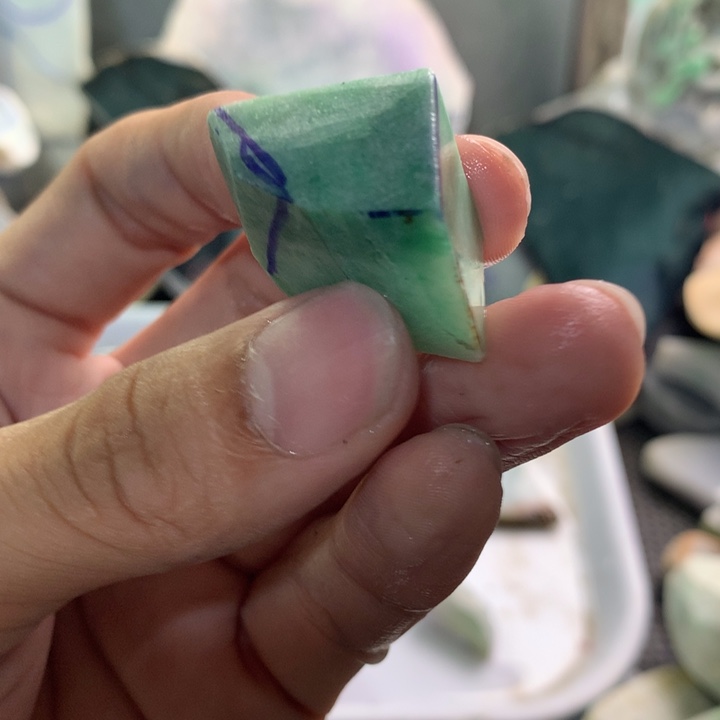 裸石翡翠23号取珠子