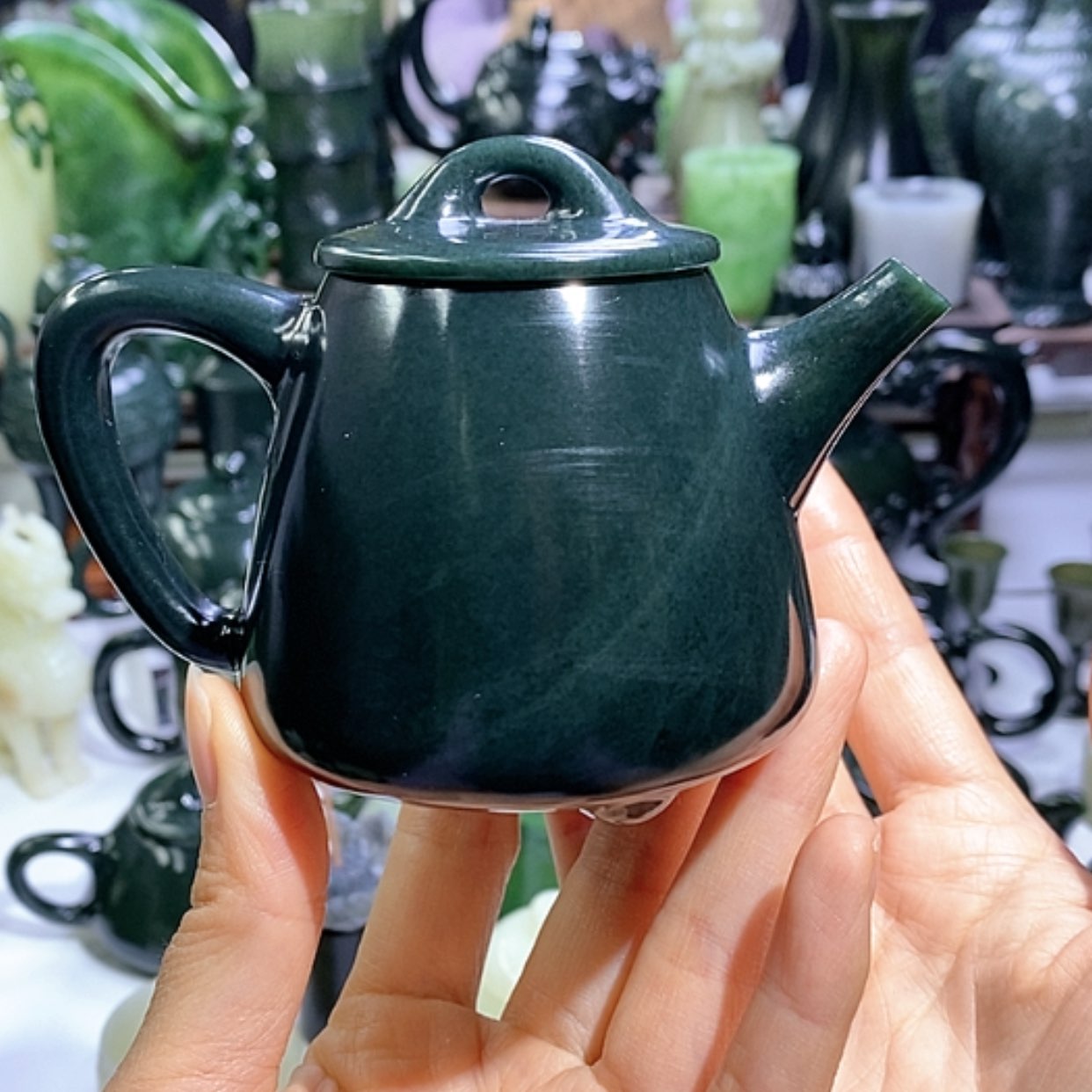 【闪购商品】和田玉摆件未镶嵌小*弟石瓢