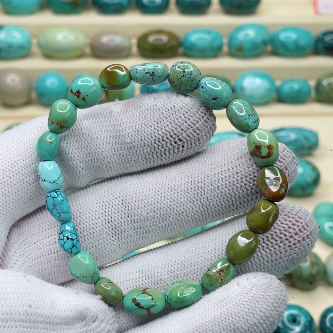 未镶嵌绿松石珠宝奇石