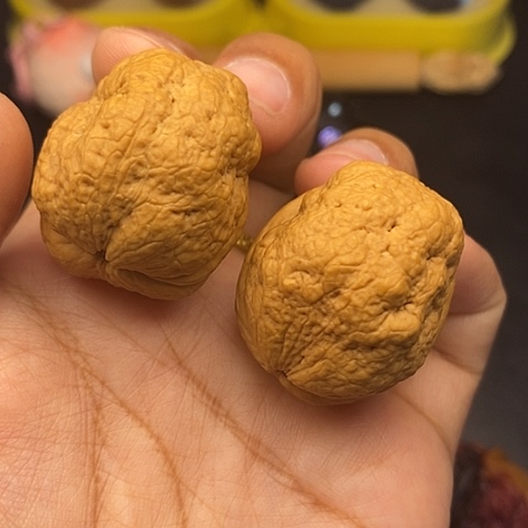 文玩核桃把件34尺肌肉蛙