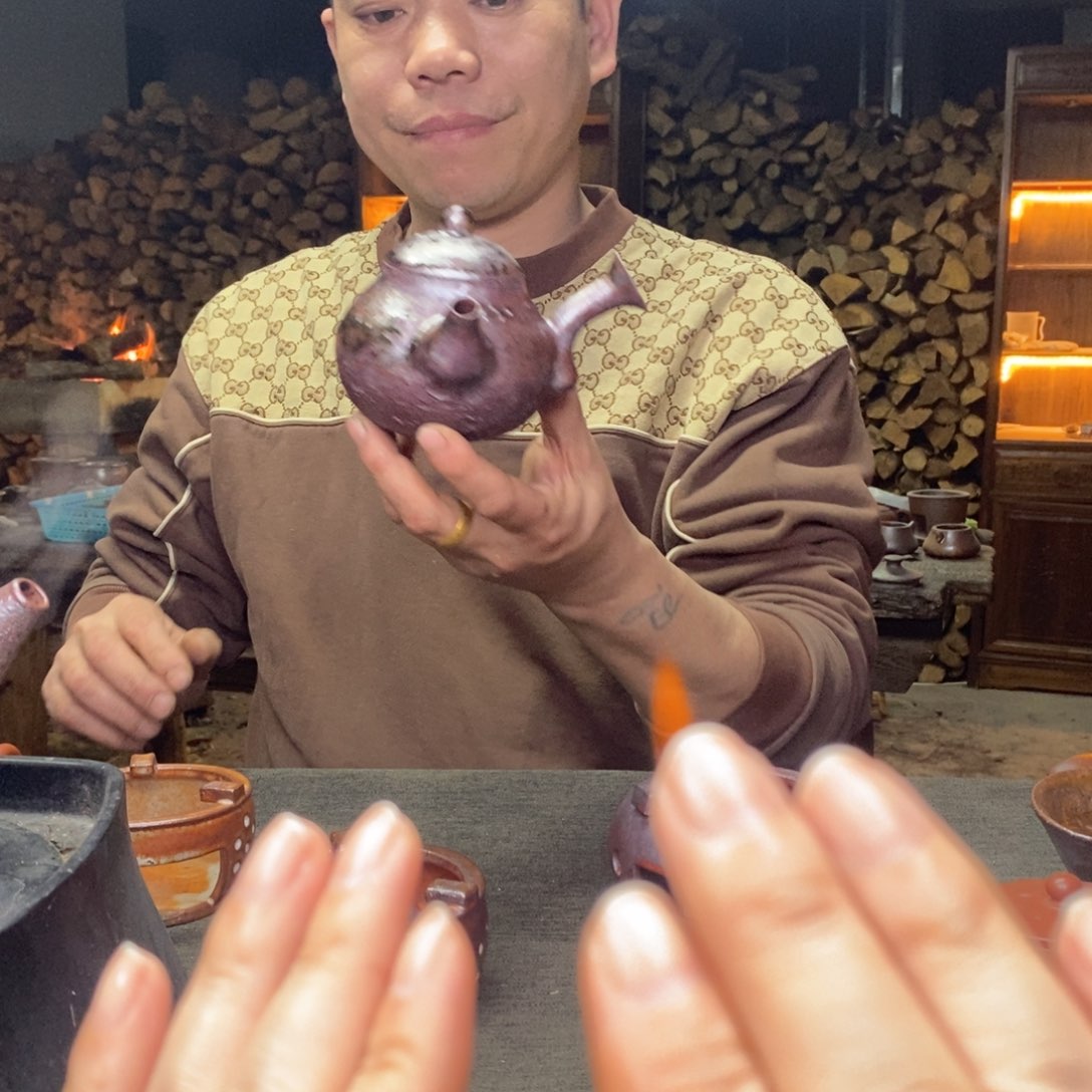 紫砂柴烧紫砂茶具