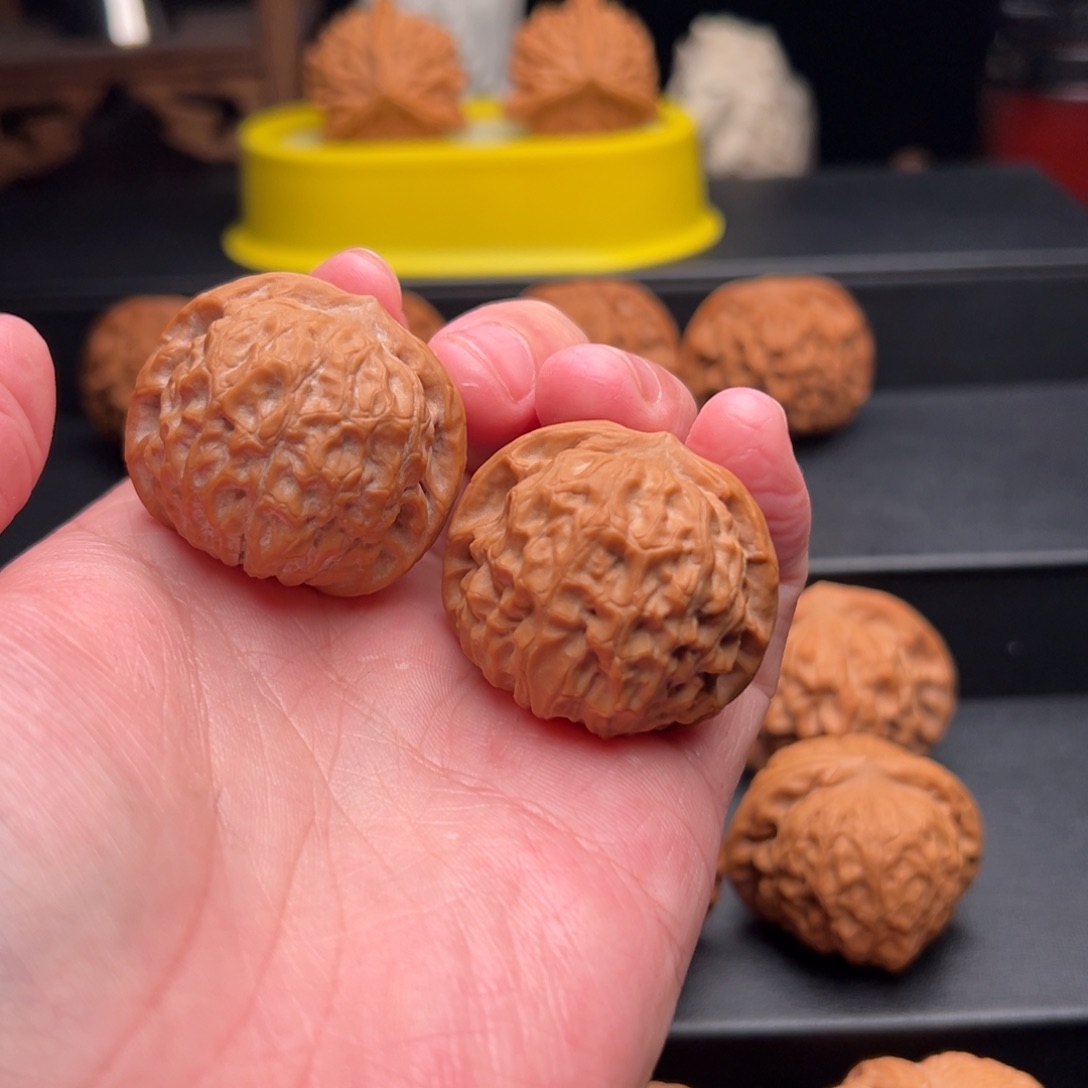 吊坠文玩核桃石门元宝36