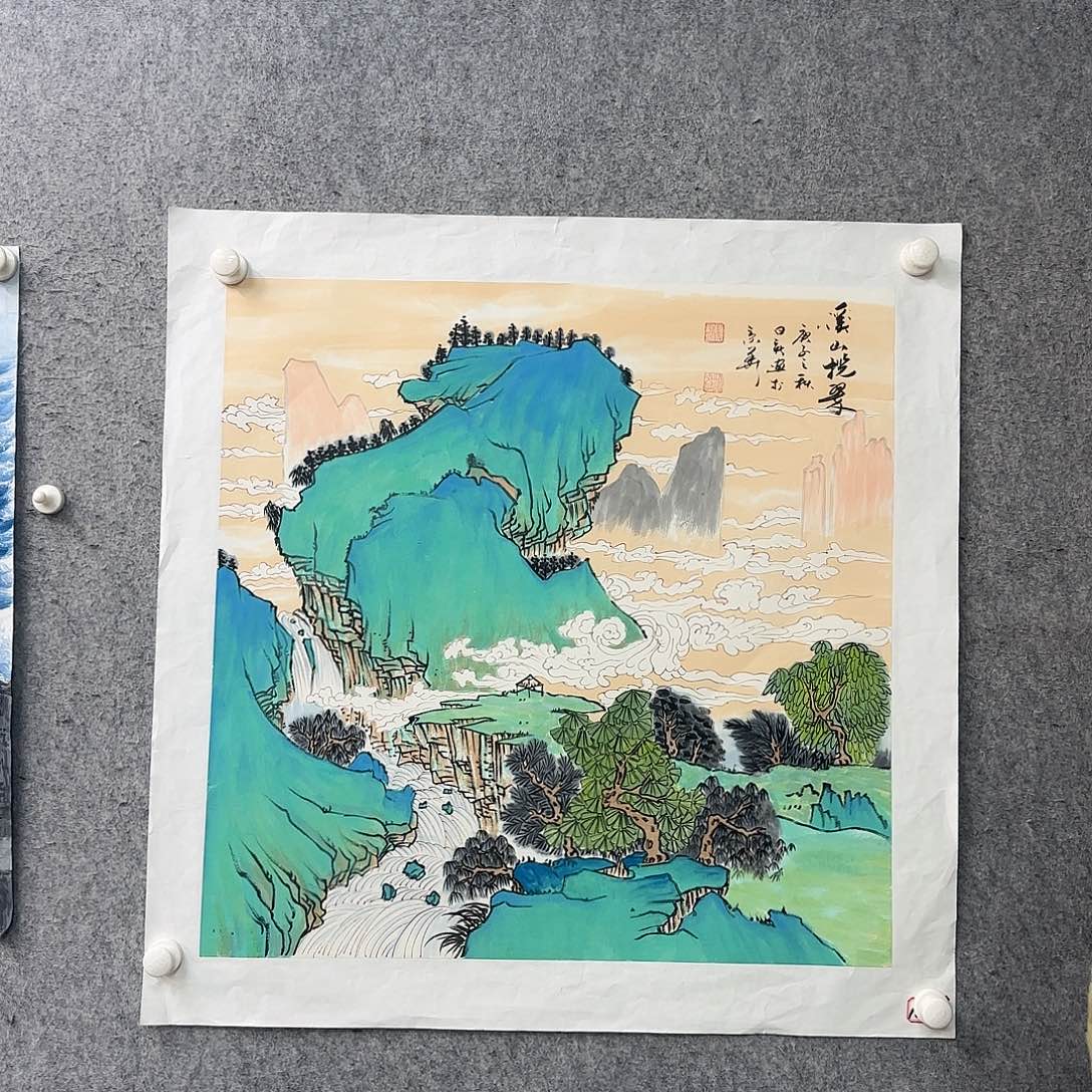 书法书法作品多次参加