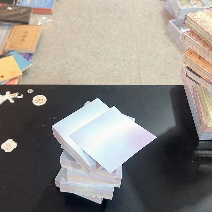 外单发6本渐变色便利贴单本240张