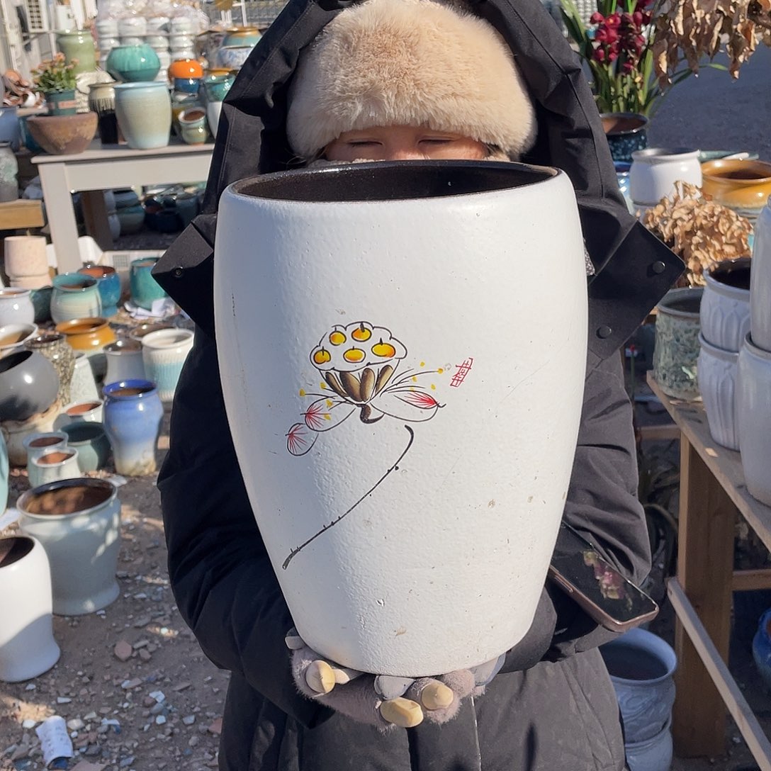 红陶王嫂花盆0208-804