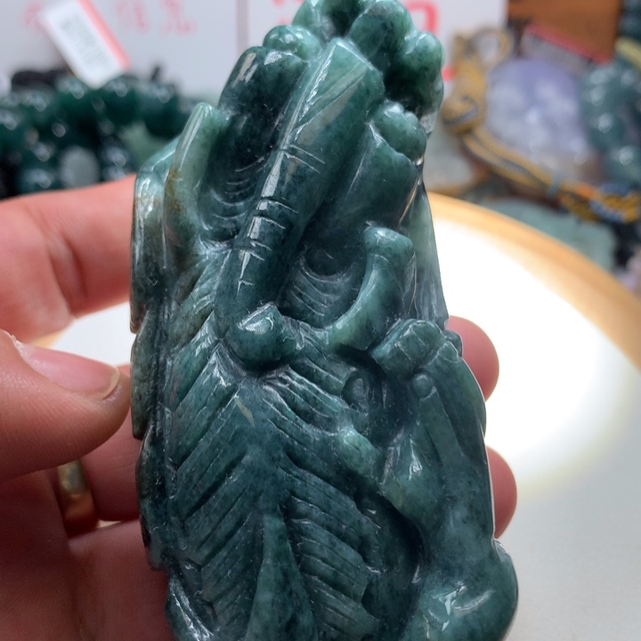 翡翠项链未镶嵌保真天然a货翡翠