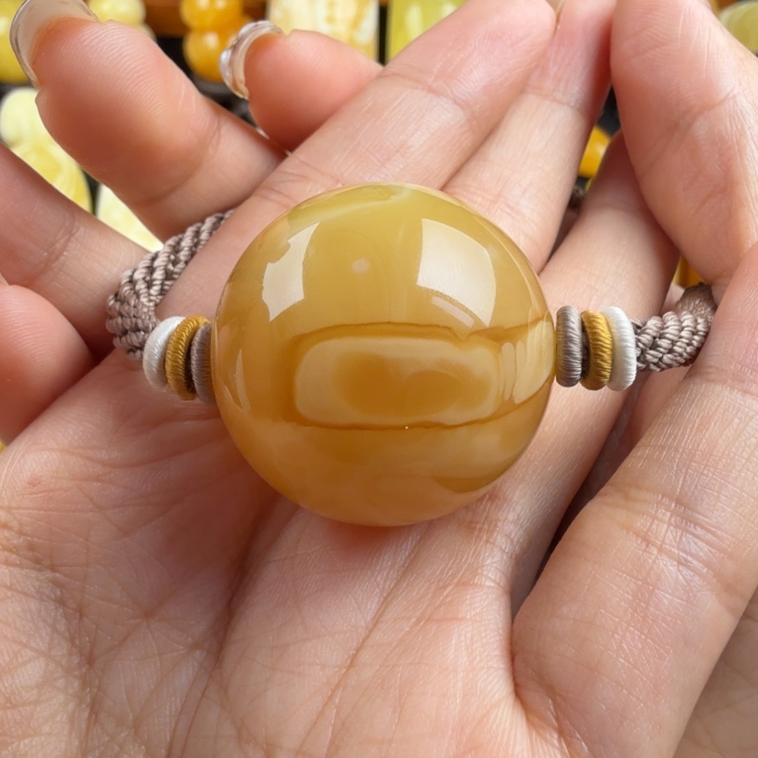 琥珀未镶嵌颈饰纯天然琥珀蜜蜡无优化