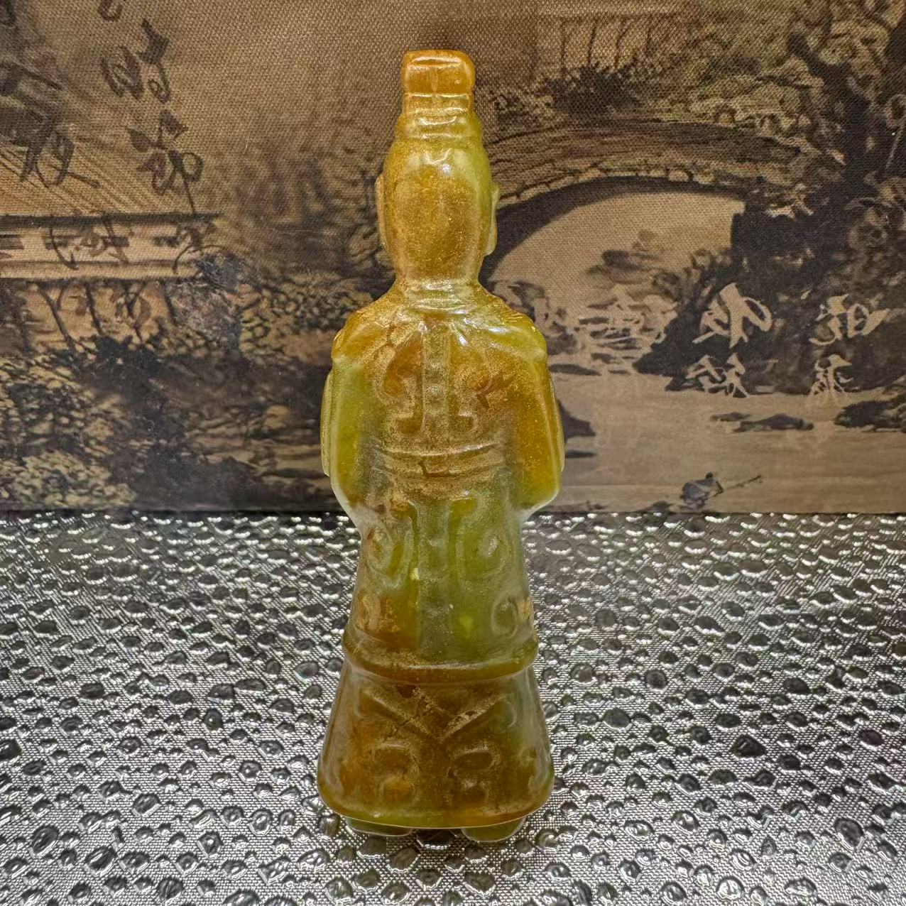 R131/AW沁色玉牌摆件