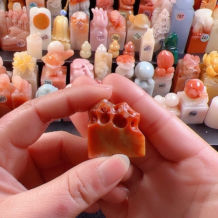 老挝石印石手工定制，包刻