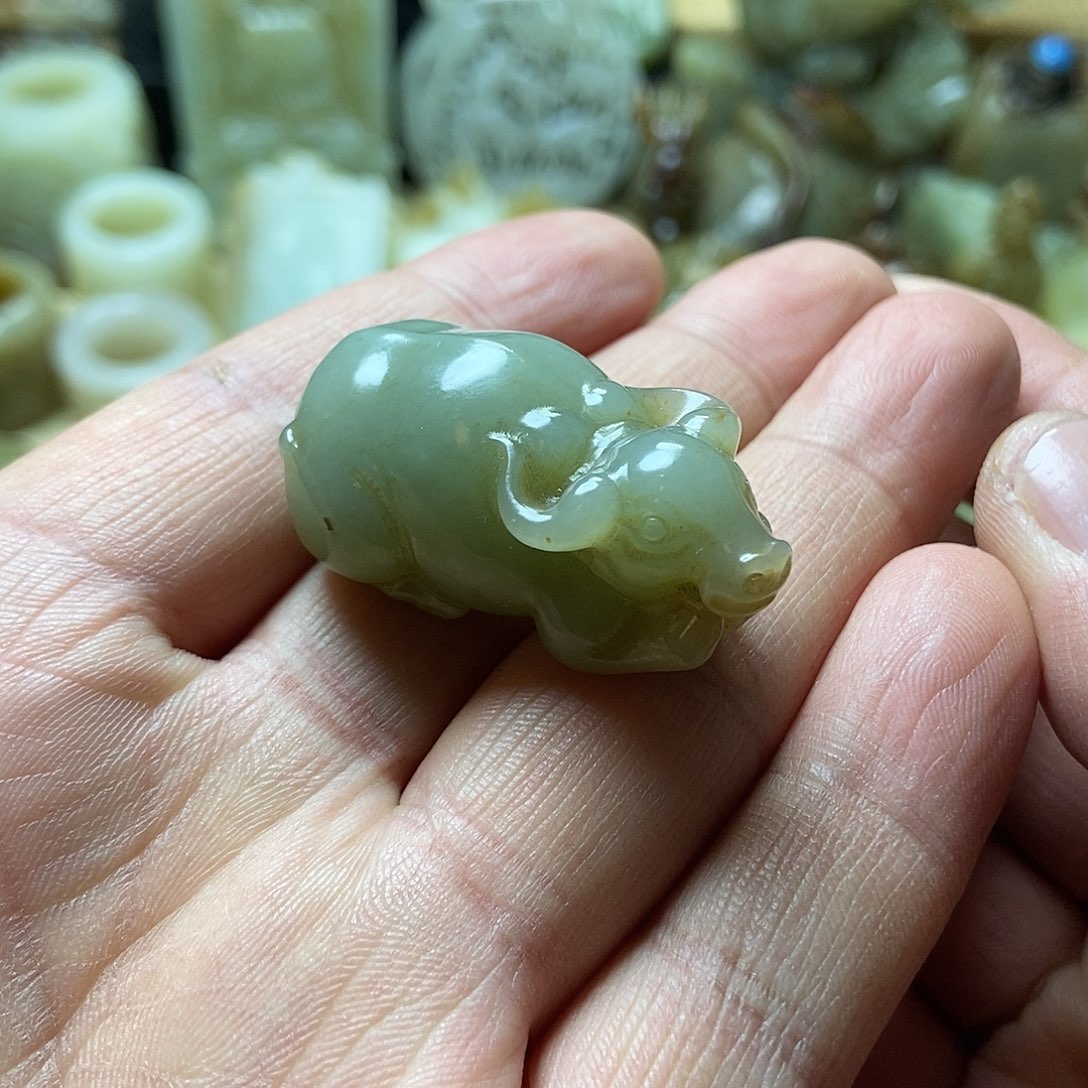 和田玉挂件未镶嵌