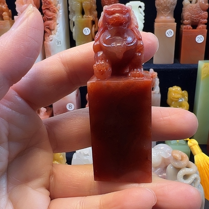 寿山石印石寿山石手工雕刻