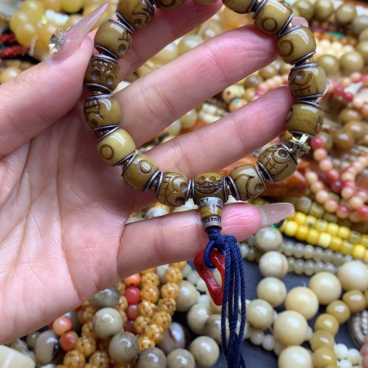 橄榄核手串/手链紫*手工制作工艺品
