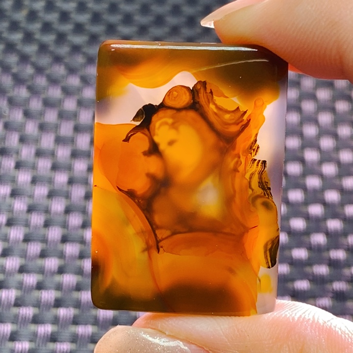 玛瑙/玉髓颈饰未镶嵌大*鹅