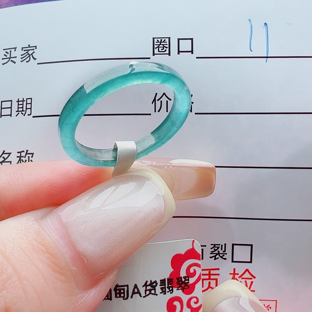 未镶嵌戒指翡翠木*野戒圈