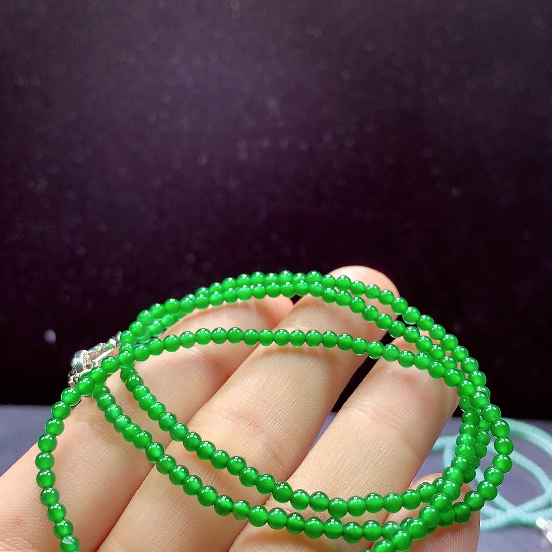 翡翠手链未镶嵌项链