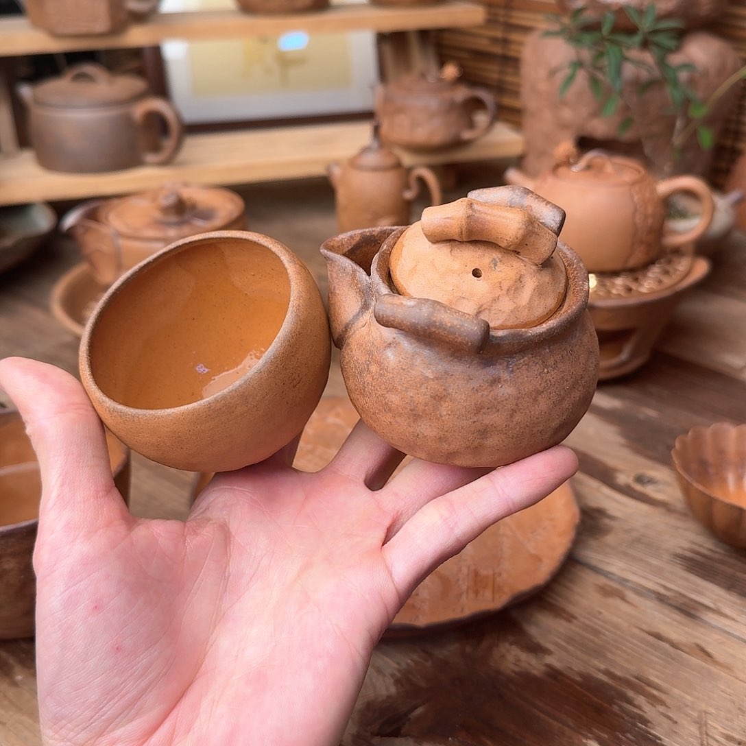 原矿老岩泥茶器系列