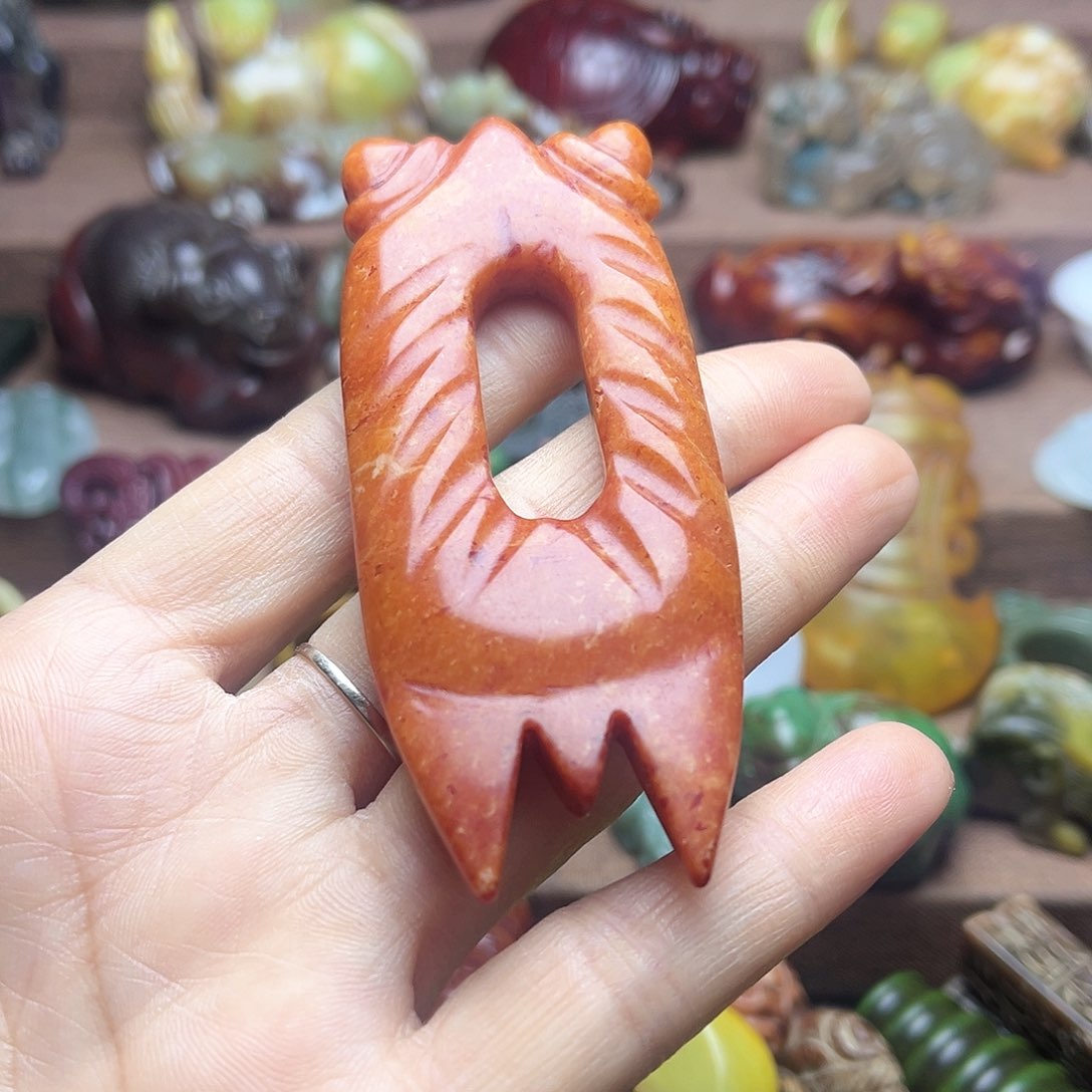 白玉菩提吊坠87。。