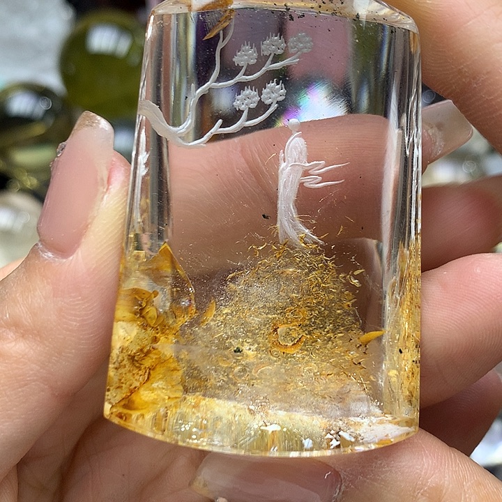 吊坠未镶嵌水晶吊坠