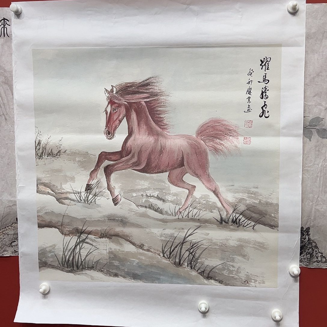 欧***林国画赵庆业老师国画作品月