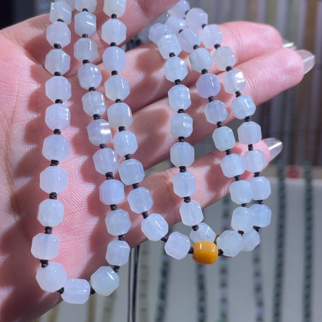 颈饰未镶嵌翡翠珠链