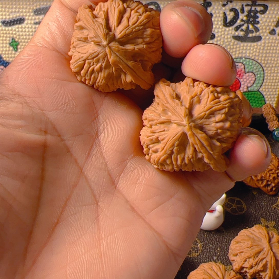 把件文玩核桃白狮子35