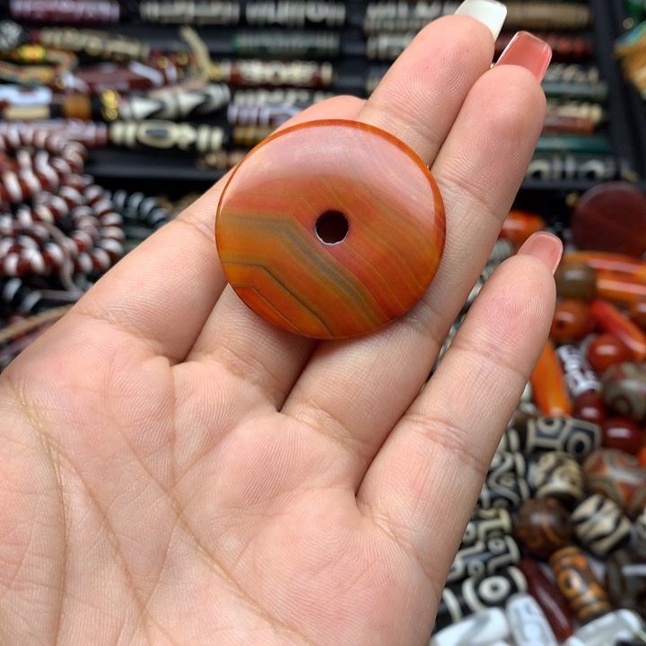 佛***酔玛瑙/玉髓未镶嵌吊坠(赠链)