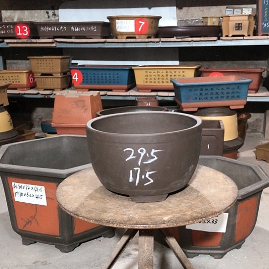 紫砂紫砂花盆包邮