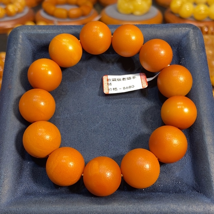 蜜蜡手链未镶嵌蜜蜡