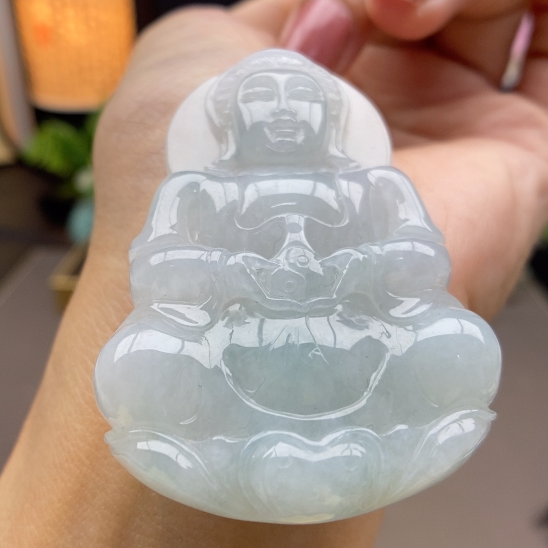 翡翠未镶嵌颈饰吊坠74