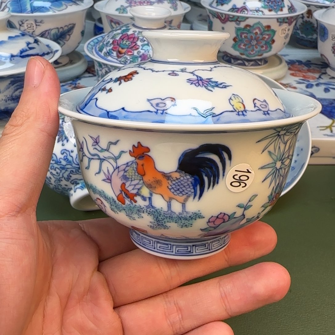 彦祖纯手工手绘茶具196