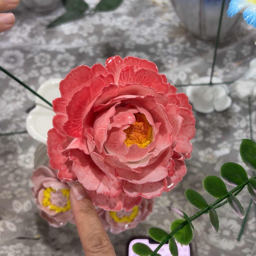 陶瓷花，20元发货，退款拉黑
