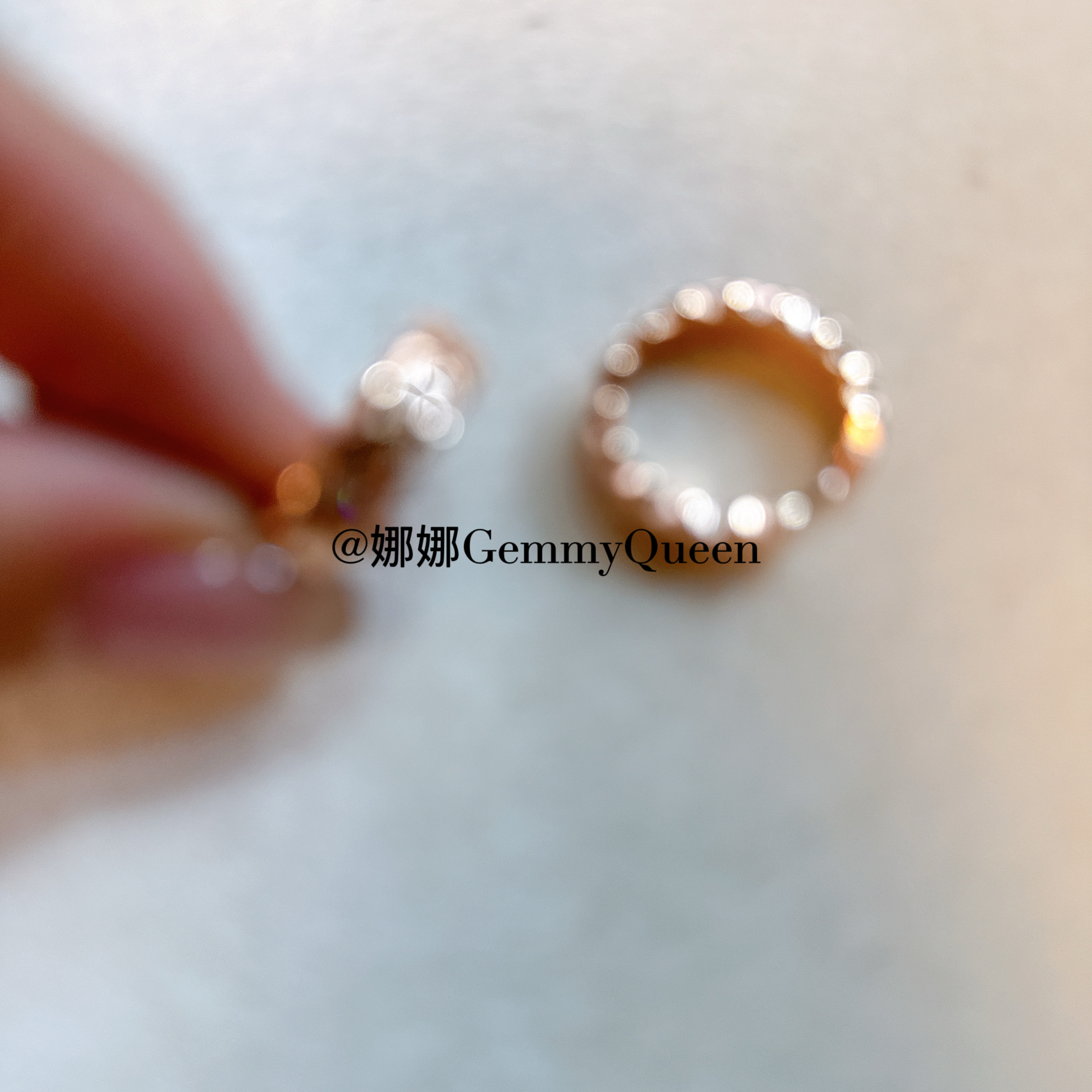 铜合金合成锆石耳饰 娜娜GemmyQueen耳环GQ08654