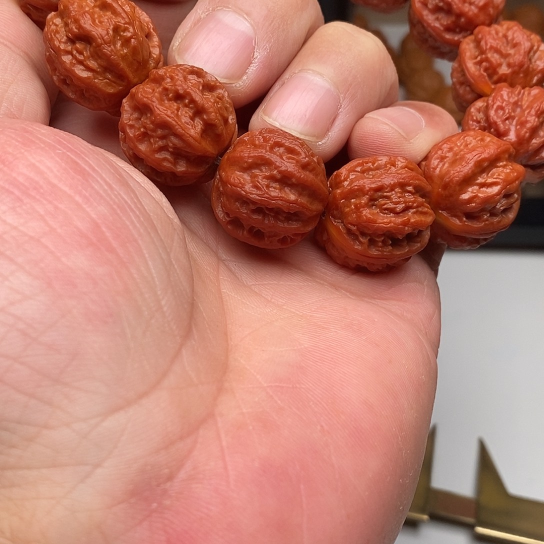 木质文玩核桃2.0粗筋京八棱