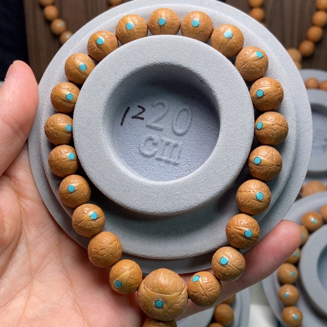 嘉***林手串凤眼菩提11.5松钉