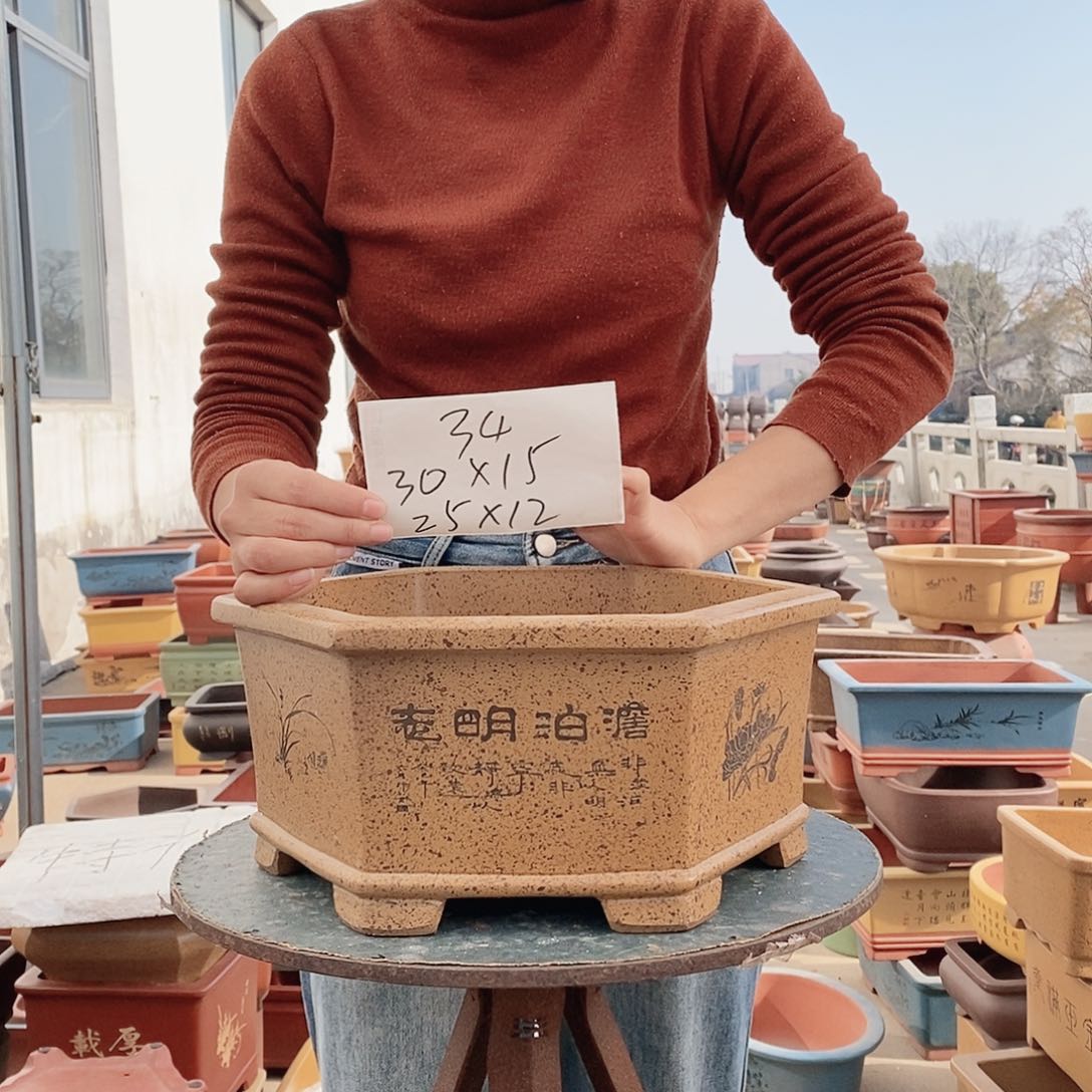 紫砂花盆紫砂花盆