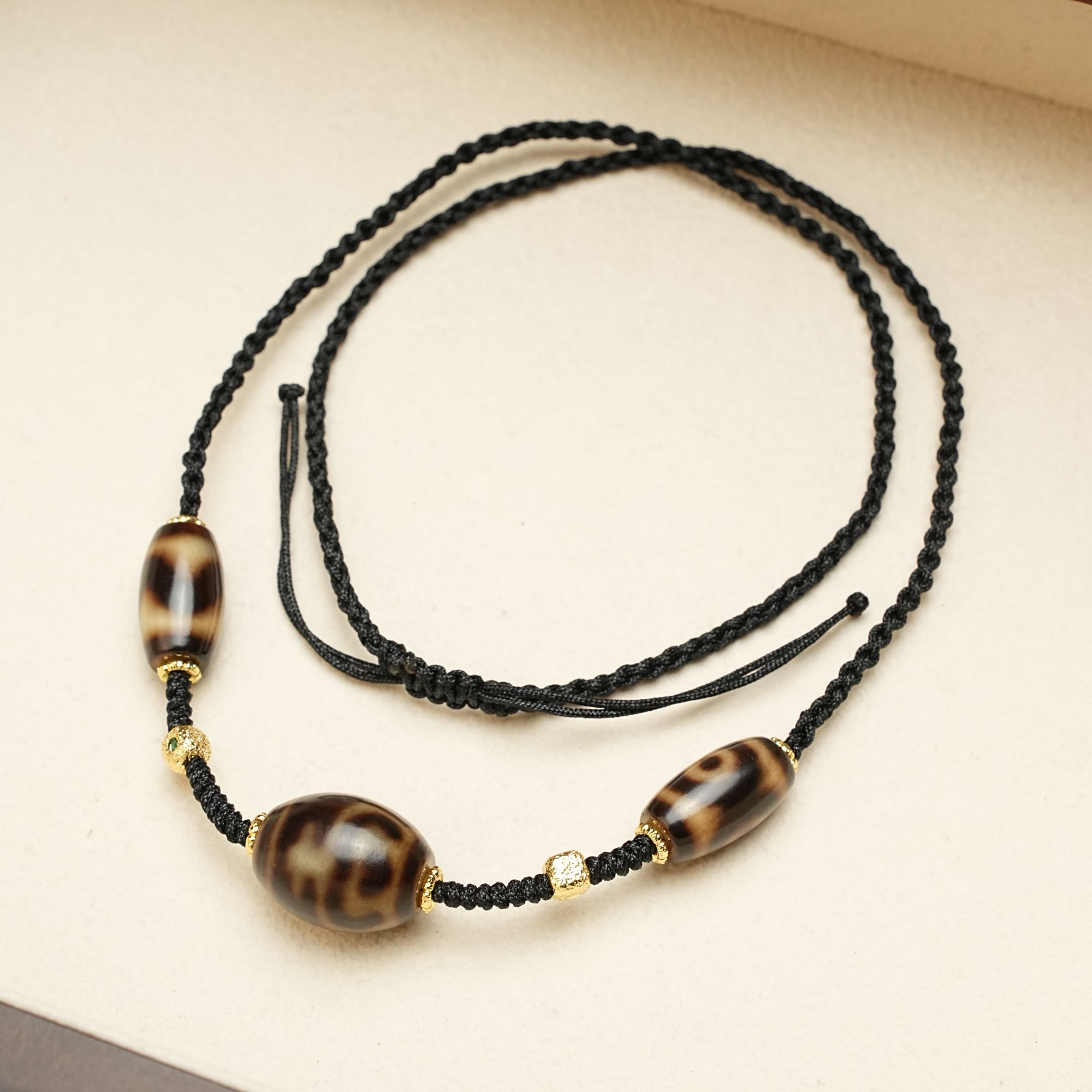 【观澜珠宝】玛瑙项链 复古民族风藏式吊坠 多样发其一 2035