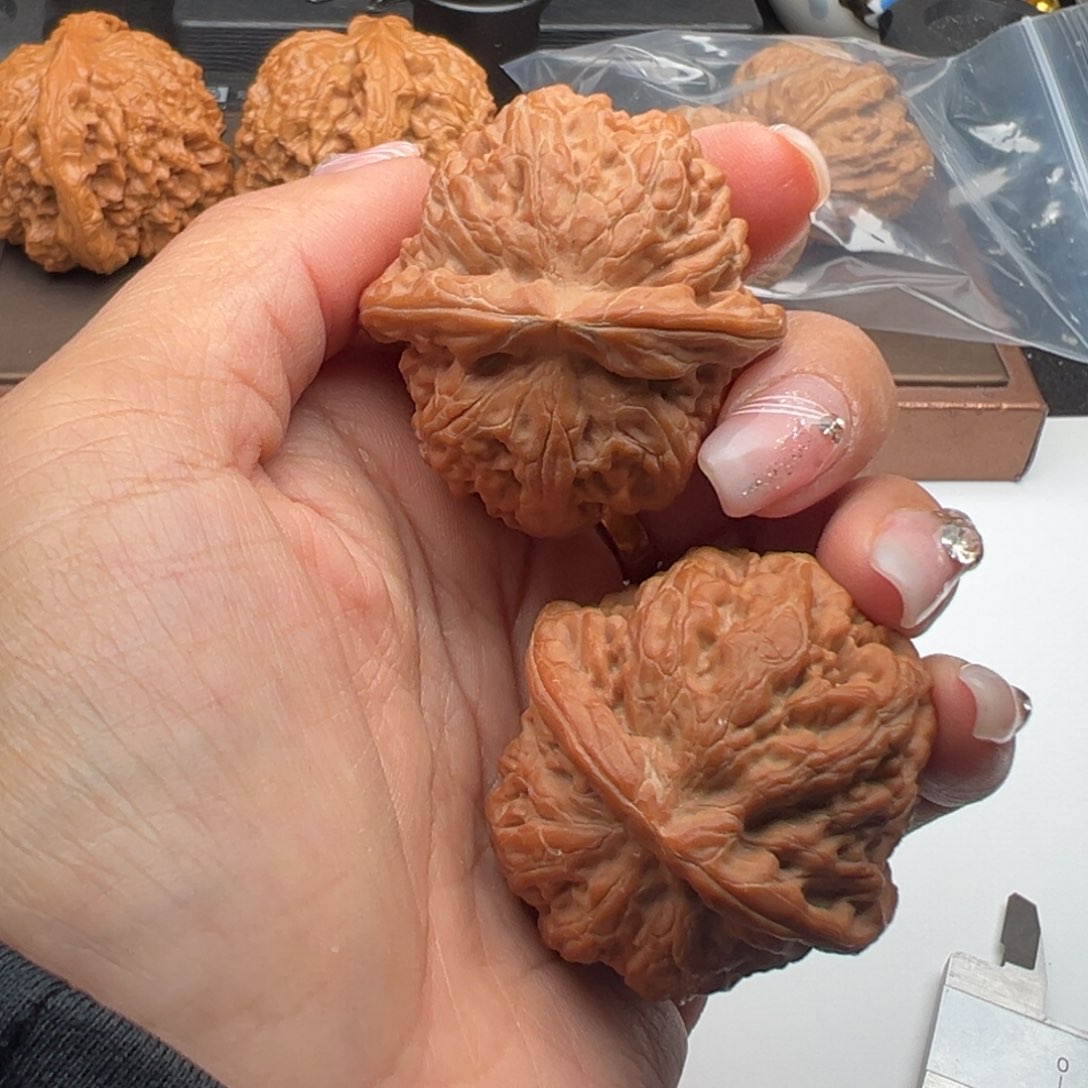 文玩核桃把件凤凰台43