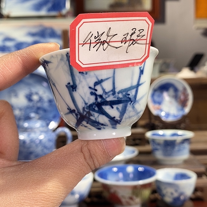杯景德镇手工手绘陶瓷，高亮兴老师作品