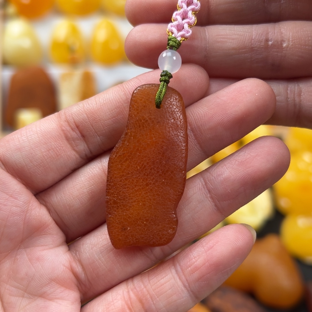 蜜蜡颈饰未镶嵌蜜蜡
