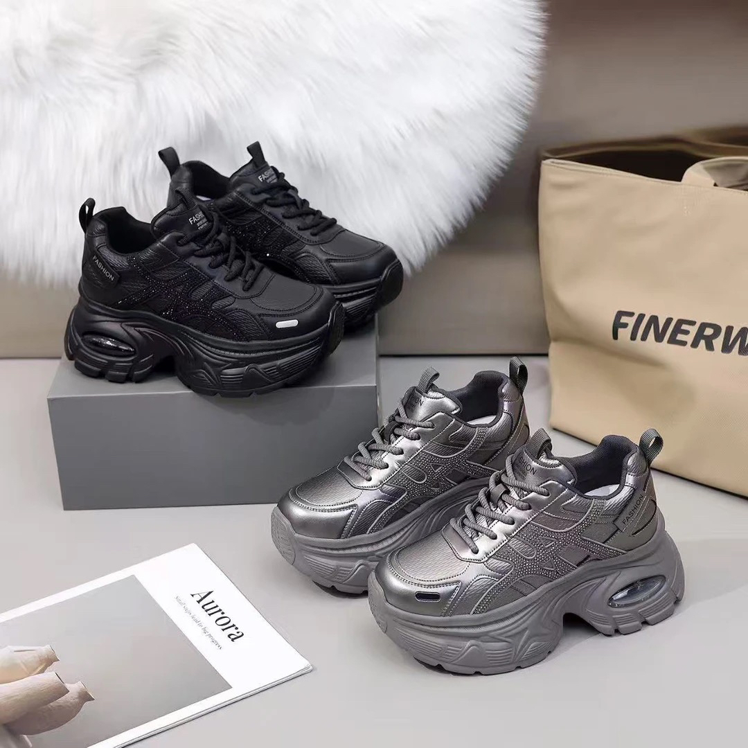 221新款四季厚底百搭老爹鞋