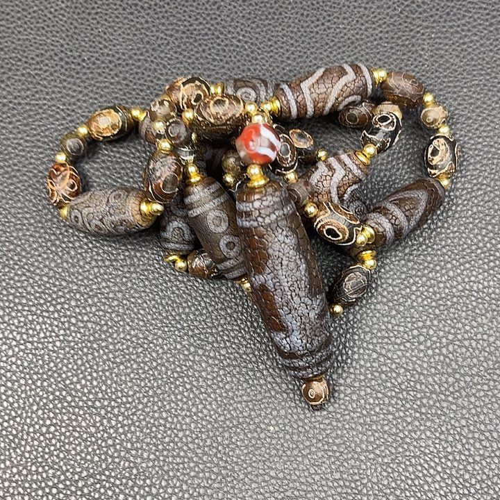 琳****玛瑙未镶嵌项链T399观老师