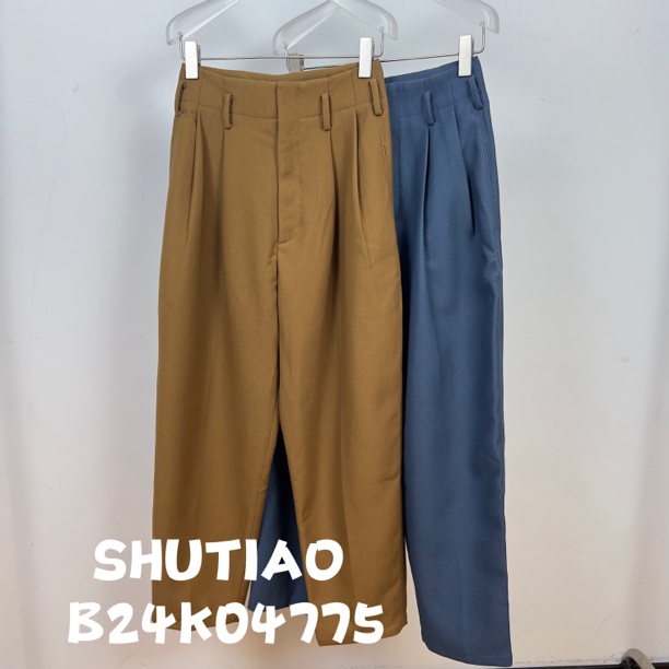 【SHUTIAO】2024秋冬：新款小众设计款裤子B24K04775