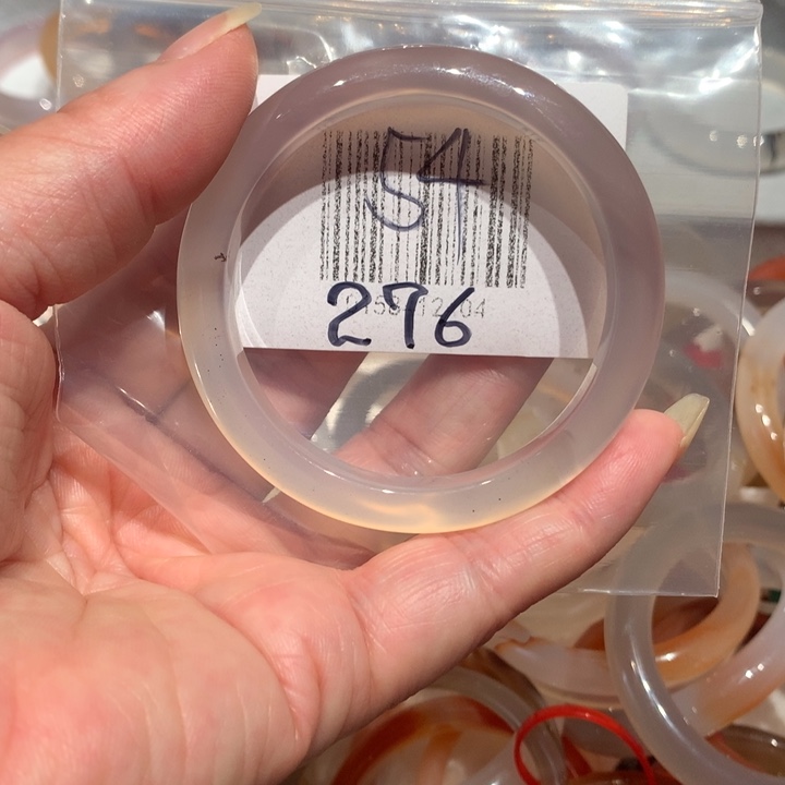 玛瑙/玉髓手镯未镶嵌梓*研54