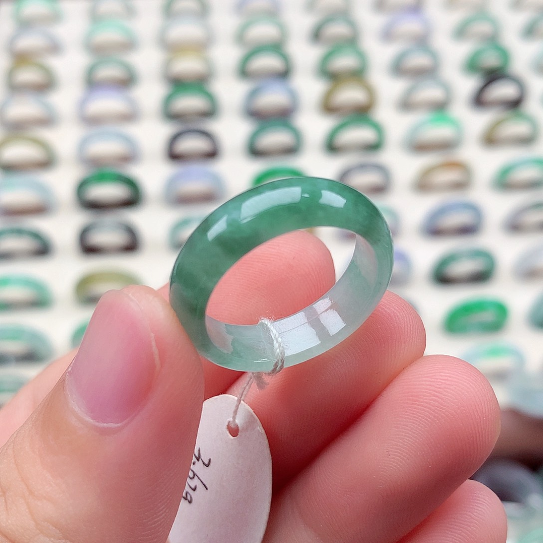 翡翠戒指未镶嵌20号